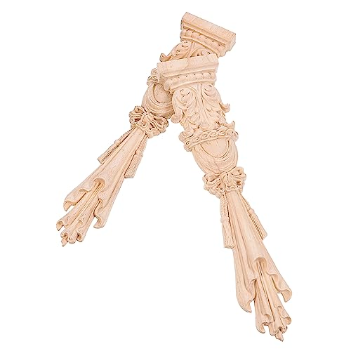 ARTSEWPLY 2Stücke Europäischer Stil Holzdekor Unbemalte Holzabziehbilder für Kamin Wände Möbel Retro Ornamente Hochwertige Holzapplikationen für Stilvolle Inneneinrichtung ARTSEWPLY 2Stücke Europäischer Stil Holzdekor Unbemalte Holzabziehbilder für Kamin Wände Möbel Retro Ornamente Hochwertige Holzapplikationen für Stilvolle Inneneinrichtung von ARTSEWPLY