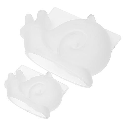 ARTSEWPLY 2Stücke Teiliges Silikon Schneckenform Flexible Silikonformen für Epoxidharz Hochwertige Silikonformen für DIY Bastelprojekte und Türschilddekorationen von ARTSEWPLY