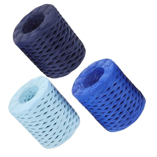ARTSEWPLY 3 Rollen Farbige Raffiabänder Papier DIY Geschenkband für Bastelprojekte Dekoration von Blumensträußen und Verpackungen für Feste und Besondere Anlässe ARTSEWPLY 3 Rollen Farbige Raffiabänder Papier DIY Geschenkband für Bastelprojekte Dekoration von Blumensträußen und Verpackungen für Feste und Besondere Anlässe von ARTSEWPLY