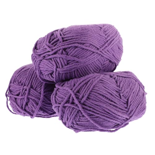ARTSEWPLY 3 Rollen Pack Handstrick Baumwollgarn Weiches Hautfreundliches Häkelgarn für Anfänger Atmungsaktive Farbige DIY für Handarbeit Stricken und Bastelprojekte ARTSEWPLY 3 Rollen Pack Handstrick Baumwollgarn Weiches Hautfreundliches Häkelgarn für Anfänger Atmungsaktive Farbige DIY für Handarbeit Stricken und Bastelprojekte von ARTSEWPLY