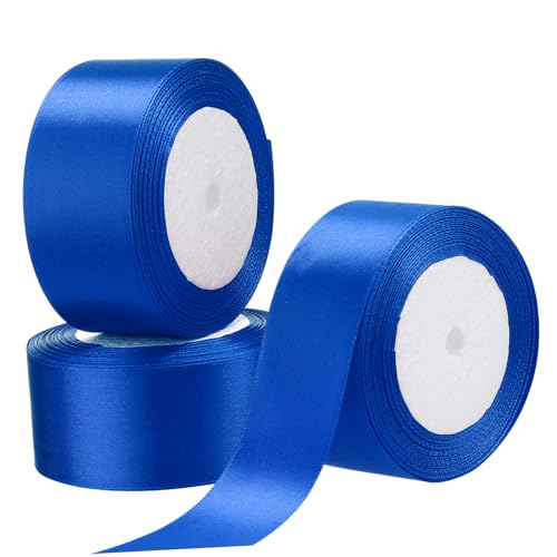 ARTSEWPLY 3 Rollen Verpackung Band Weihnachtsbänder Hutband Baum Paketband Klebstoff Wickelband Glitzerndes Metallisches Stoffband Weihnachtsband Zum Verpacken Jute Beige Polyester von ARTSEWPLY