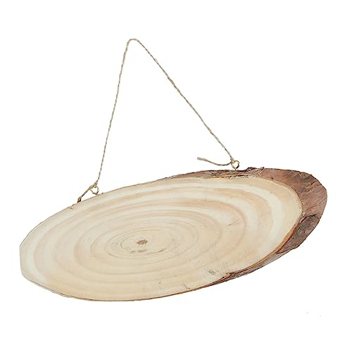 ARTSEWPLY 3 STÜCKE Ovaler Holzanhänger Kiefer für DIY Bastelarbeiten Dekorative Holzplaketten zum Malen Rustikale Hochzeitsdekoration und Handwerksprojekte von ARTSEWPLY