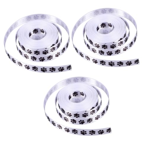 ARTSEWPLY 3 Sätze Geschenkband Mit Hundepfoten Breit Bedrucktes Diy Schleifenband Für Geschenkverpackung Und Bastelprojekte Vielseitiges Dekoband Für Kreative Geschenke 2 Rollen * 3 ARTSEWPLY 3 Sätze Geschenkband Mit Hundepfoten Breit Bedrucktes Diy Schleifenband Für Geschenkverpackung Und Bastelprojekte Vielseitiges Dekoband Für Kreative Geschenke 2 Rollen * 3 von ARTSEWPLY