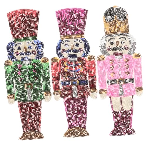 ARTSEWPLY 3 Stück Kleine Haftende Aufnäher mit Pailletten Verschleißfeste Dekorative Stoffflicken für Jacken Hüte und Rucksäcke Einfach Anzubringen und Langlebig ARTSEWPLY 3 Stück Kleine Haftende Aufnäher mit Pailletten Verschleißfeste Dekorative Stoffflicken für Jacken Hüte und Rucksäcke Einfach Anzubringen und Langlebig von ARTSEWPLY