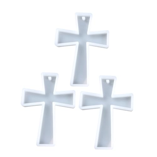 ARTSEWPLY 3 Stück Kreuz Silikonform epoxidharz silikonform Kreuzformen aus Silikonharz Silikonform für Kreuzanhänger Kreuzform aus Silikon Kreuzharzformen Silikon Kieselgel Weiß ARTSEWPLY 3 Stück Kreuz Silikonform epoxidharz silikonform Kreuzformen aus Silikonharz Silikonform für Kreuzanhänger Kreuzform aus Silikon Kreuzharzformen Silikon Kieselgel Weiß von ARTSEWPLY