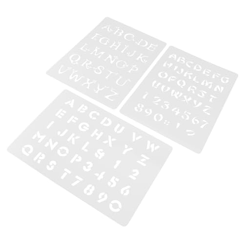 ARTSEWPLY 3 Stück Malschablonen Für Englische Buchstaben, Buchstabenvorlagen, Alphabet-schablonen, Buchstabenvorlagen ARTSEWPLY 3 Stück Malschablonen Für Englische Buchstaben, Buchstabenvorlagen, Alphabet-schablonen, Buchstabenvorlagen von ARTSEWPLY