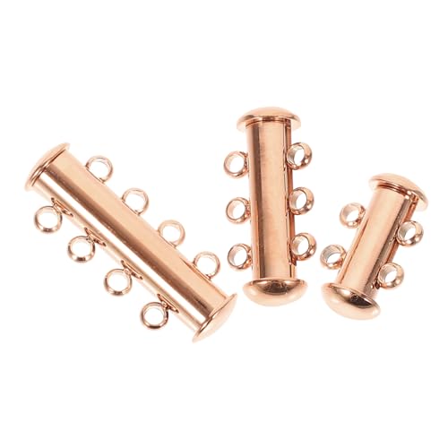 ARTSEWPLY 3 Stück Schmuckverschlüsse für Armbänder und Rostfrei Gold für DIY Schmuckherstellung und Layering von ARTSEWPLY