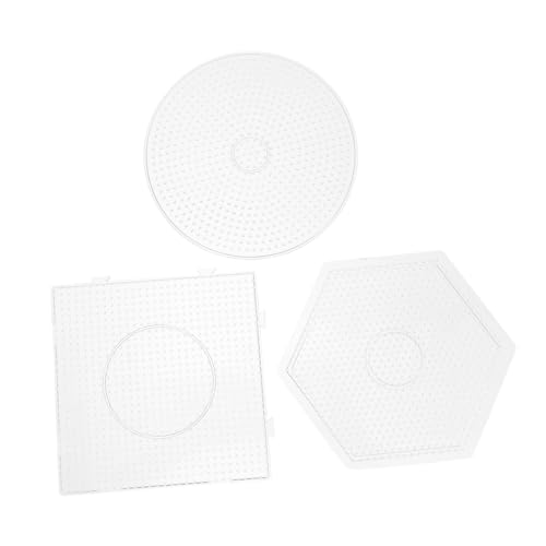 ARTSEWPLY 3 Stück Steckplatten Kunststoff für DIY Bastelwerkzeug für Bügelperlen Fördert Kreativität und Motorische Fähigkeiten für Verschiedene Formen und Designs ARTSEWPLY 3 Stück Steckplatten Kunststoff für DIY Bastelwerkzeug für Bügelperlen Fördert Kreativität und Motorische Fähigkeiten für Verschiedene Formen und Designs von ARTSEWPLY