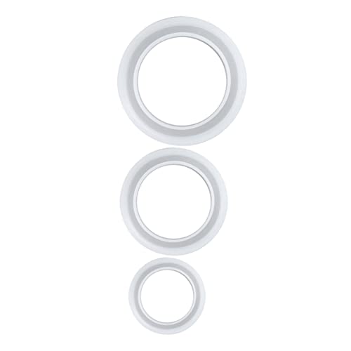 ARTSEWPLY 3 Stück Teiliges Silikon Gießform für Diy Armbänder Kristall Epoxidharz Form Geeignet für Schmuckherstellung und Bastelprojekte Durchmesser von ARTSEWPLY
