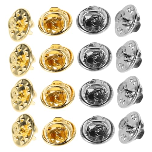 ARTSEWPLY 30 Sätze Butterfly Clutch Pins aus Eisen Sichere Anstecknadeln mit Schmetterlingsverschluss Ersatz für Abzeichen Krawatten Hutnadeln für Broschen Schmuckherstellung und Basteln von ARTSEWPLY