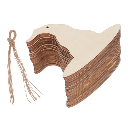 ARTSEWPLY 30 Stk. Teiliges Holz Hexenhut Ausschnitte Robuste Halloween Dekorationen aus Glattem Holz DIY Bastelmaterial mit Naturholzscheiben und Juteband für Erwachsene ARTSEWPLY 30 Stk. Teiliges Holz Hexenhut Ausschnitte Robuste Halloween Dekorationen aus Glattem Holz DIY Bastelmaterial mit Naturholzscheiben und Juteband für Erwachsene von ARTSEWPLY
