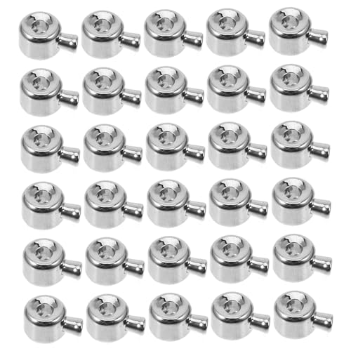 ARTSEWPLY 30 Stück Teiliges Crimpperlen Metall für DIY Schmuckherstellung Glatte Kanten Schützen Perlenschnur Vielseitige Bastelperlen für Armbänder und Halsketten Leicht und Kompakt für ARTSEWPLY 30 Stück Teiliges Crimpperlen Metall für DIY Schmuckherstellung Glatte Kanten Schützen Perlenschnur Vielseitige Bastelperlen für Armbänder und Halsketten Leicht und Kompakt für von ARTSEWPLY