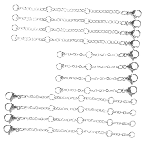 ARTSEWPLY 30 Stück Teiliges Halskettenverlängerungs mit Karabinerverschluss Kettenverlängerer für Halsketten Armbänder Fußkettchen Hypoallergen Rostfrei DIY Schmuck Zubehör ARTSEWPLY 30 Stück Teiliges Halskettenverlängerungs mit Karabinerverschluss Kettenverlängerer für Halsketten Armbänder Fußkettchen Hypoallergen Rostfrei DIY Schmuck Zubehör von ARTSEWPLY