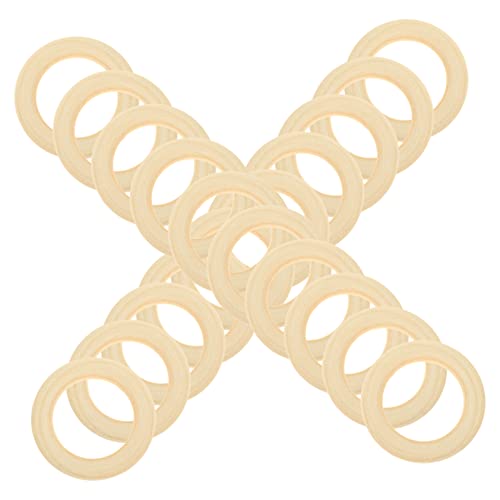 ARTSEWPLY 30 Stück Teiliges Natürliche Holzringe Langlebige Makramee Ringe für DIY Basteln Glatt Verarbeitete Holzringe als Handmade Supply für Schmuck und Dekoration ARTSEWPLY 30 Stück Teiliges Natürliche Holzringe Langlebige Makramee Ringe für DIY Basteln Glatt Verarbeitete Holzringe als Handmade Supply für Schmuck und Dekoration von ARTSEWPLY