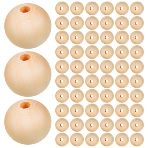 ARTSEWPLY 300 Stück Holzperlen Runde Naturholzperlen mit Loch Unbehandelt zum Auffädeln für DIY Schmuck Farmhouse Dekoration und Bastelprojekte ARTSEWPLY 300 Stück Holzperlen Runde Naturholzperlen mit Loch Unbehandelt zum Auffädeln für DIY Schmuck Farmhouse Dekoration und Bastelprojekte von ARTSEWPLY