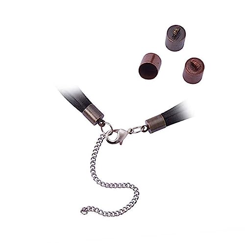 ARTSEWPLY 300 Stück Messing Leder Endkappen Set für Schmuckherstellung Bastelzubehör für und Armbänder Kompatibel mit Leder und Satinband ARTSEWPLY 300 Stück Messing Leder Endkappen Set für Schmuckherstellung Bastelzubehör für und Armbänder Kompatibel mit Leder und Satinband von ARTSEWPLY