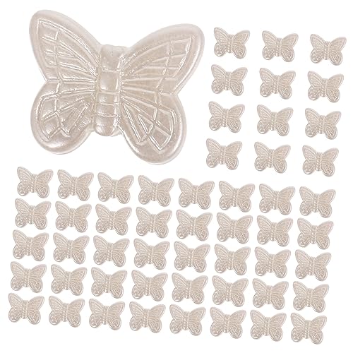 ARTSEWPLY 300 Stück Schmetterling Abs Perlen für DIY Schmuckherstellung Runde Spacer Perlen mit Glatter Oberfläche Langlebige Bastelperlen für Armbänder Ohrringe Halsketten und von ARTSEWPLY