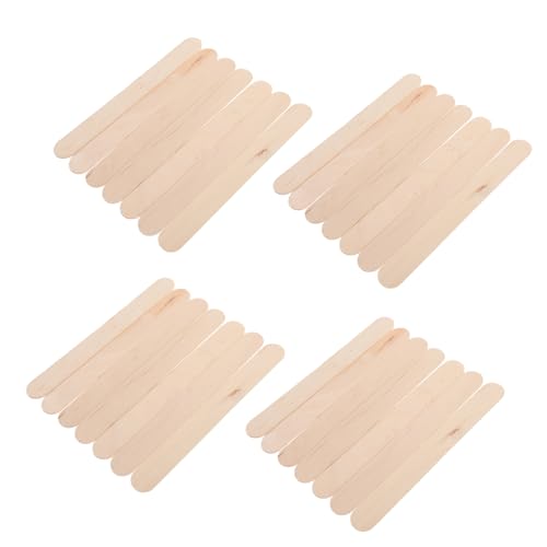 ARTSEWPLY 300 Stück Teiliges Holzstäbchen zum Basteln Lebensmittelechte Eisstiele aus Naturholz Glatte Oberfläche Leicht und Langlebig für Kreative DIY Projekte und Kinderhandwerk von ARTSEWPLY