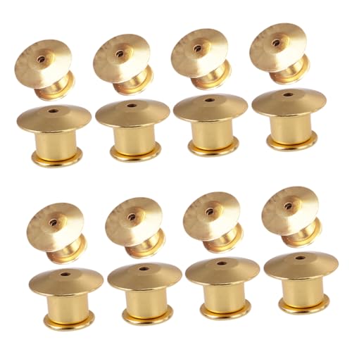 ARTSEWPLY 32Stücke Goldene Pin Backs für Anstecknadeln Hochwertige Broschenverschlüsse zum Befestigen an Taschen für DIY Projekte für Schmuckherstellung von ARTSEWPLY