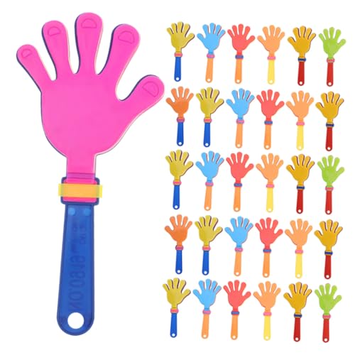 ARTSEWPLY 36 Stück Teiliges Handklapper aus Kunststoff Leichte Kleine Handklatscher in Bunten Farben Tragbar und Einfach zu Bedienen als Party Favors für Erwachsene bei Zufällige Farbe ARTSEWPLY 36 Stück Teiliges Handklapper aus Kunststoff Leichte Kleine Handklatscher in Bunten Farben Tragbar und Einfach zu Bedienen als Party Favors für Erwachsene bei Zufällige Farbe von ARTSEWPLY