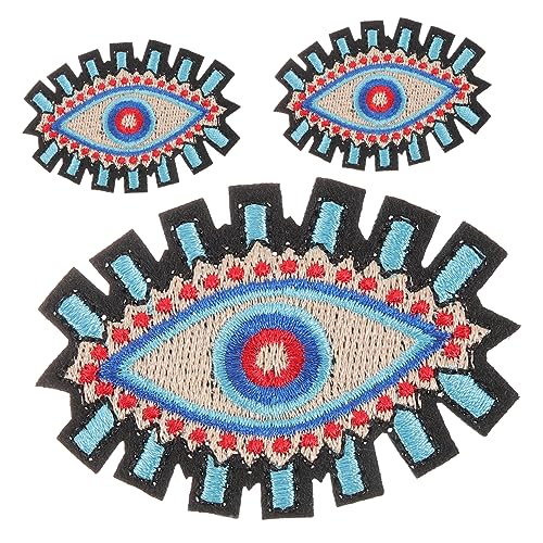 ARTSEWPLY 3Stücke Schicke Augenform Kleiderflecken Selbstklebend für Kleidung und Rucksäcke Langlebig und Hautfreundlich zur Dekoration Abdecken von Löchern ARTSEWPLY 3Stücke Schicke Augenform Kleiderflecken Selbstklebend für Kleidung und Rucksäcke Langlebig und Hautfreundlich zur Dekoration Abdecken von Löchern von ARTSEWPLY