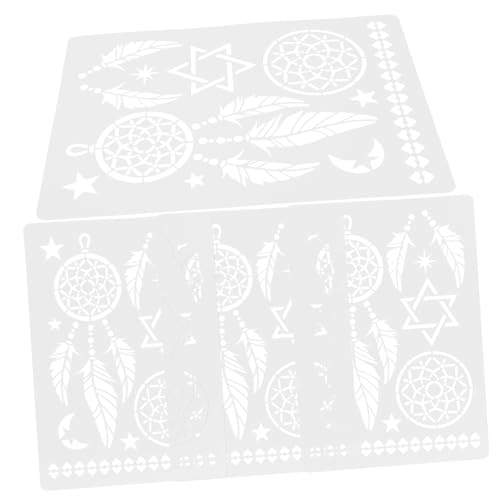 ARTSEWPLY 4 Stück Mandala Schablonen aus Wiederverwendbare Malvorlagen für Wand Boden Stoffgestaltung Waschbare DIY Malschablonen für Kreative Bastelprojekte ARTSEWPLY 4 Stück Mandala Schablonen aus Wiederverwendbare Malvorlagen für Wand Boden Stoffgestaltung Waschbare DIY Malschablonen für Kreative Bastelprojekte von ARTSEWPLY