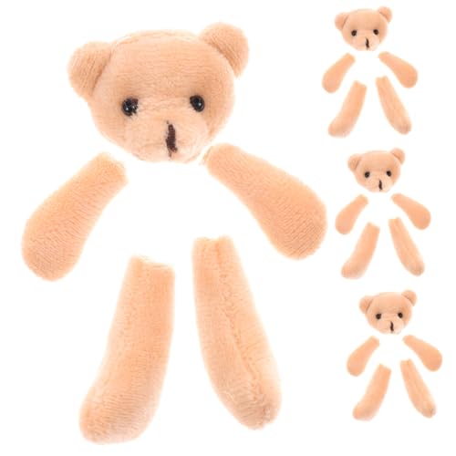 ARTSEWPLY 4 Stück Teiliges DIY Bären Weichem Unvollendete Bärenornamente in Apricot Langlebige Bastelaccessoires für Eltern Originelles Basteln und Geschenkidee ARTSEWPLY 4 Stück Teiliges DIY Bären Weichem Unvollendete Bärenornamente in Apricot Langlebige Bastelaccessoires für Eltern Originelles Basteln und Geschenkidee von ARTSEWPLY