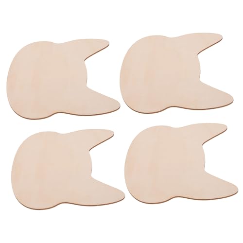 ARTSEWPLY 4 Stück Teiliges DIY Holzscheiben Katzenkopfförmige Holzstücke aus Robustem Naturholz Unvollendete Bastelholz Ausschnitte für Kreative Handwerksprojekte und Wanddekoration ARTSEWPLY 4 Stück Teiliges DIY Holzscheiben Katzenkopfförmige Holzstücke aus Robustem Naturholz Unvollendete Bastelholz Ausschnitte für Kreative Handwerksprojekte und Wanddekoration von ARTSEWPLY