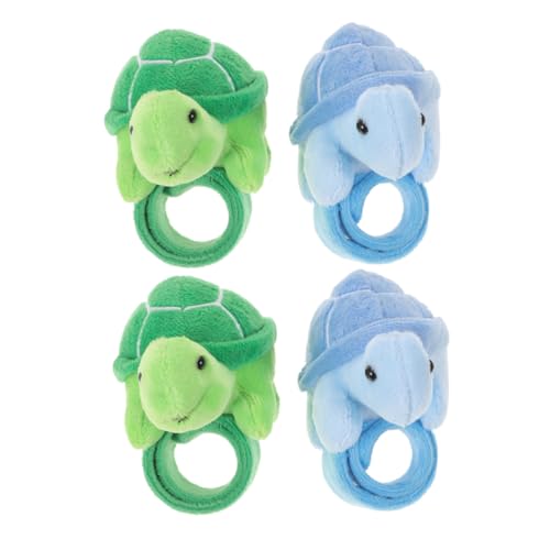 ARTSEWPLY 4 Stück Teiliges Plüsch Turtle Slap Armbänder Weiche Gepolsterte Armbänder für Erwachsene Hautfreundliche Bequeme Handgelenksbänder für Partys Alltag und Geschenke ARTSEWPLY 4 Stück Teiliges Plüsch Turtle Slap Armbänder Weiche Gepolsterte Armbänder für Erwachsene Hautfreundliche Bequeme Handgelenksbänder für Partys Alltag und Geschenke von ARTSEWPLY