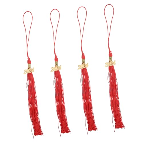 ARTSEWPLY 4 Stück Zubehör für Abschlusskappen Abschlusshüte Quasten Abschluss mit Party Accessoires für die Abschlusssaison Erinnerungs-Quastenanhänger für den Abschluss Polyester rot ARTSEWPLY 4 Stück Zubehör für Abschlusskappen Abschlusshüte Quasten Abschluss mit Party Accessoires für die Abschlusssaison Erinnerungs-Quastenanhänger für den Abschluss Polyester rot von ARTSEWPLY