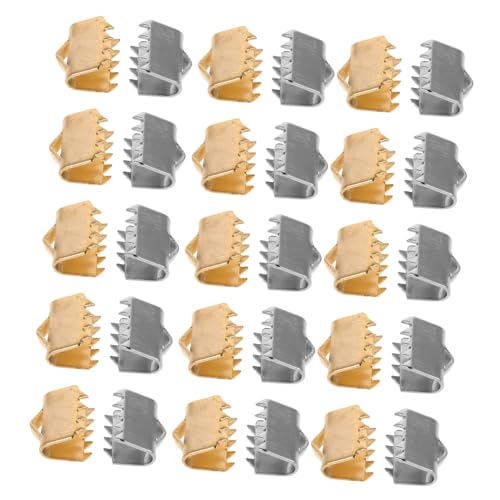 ARTSEWPLY 40 Stück Edelstahl Schmuck Endkappen Schnappverschluss Metallverschluss für Diy Schmuckherstellung Langlebig Sicher Farbecht ARTSEWPLY 40 Stück Edelstahl Schmuck Endkappen Schnappverschluss Metallverschluss für Diy Schmuckherstellung Langlebig Sicher Farbecht von ARTSEWPLY