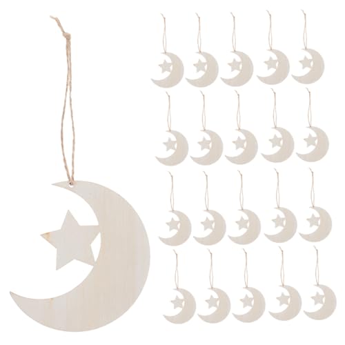 ARTSEWPLY 40 Stück Teiliges Holz Mond Stern Ausschnitte aus Naturbelassenem Holz mit Filigranen Hohlmustern Blanko Diy Holzscheiben für Babyzimmer Dekoration Bastelprojekte und Gestaltung ARTSEWPLY 40 Stück Teiliges Holz Mond Stern Ausschnitte aus Naturbelassenem Holz mit Filigranen Hohlmustern Blanko Diy Holzscheiben für Babyzimmer Dekoration Bastelprojekte und Gestaltung von ARTSEWPLY