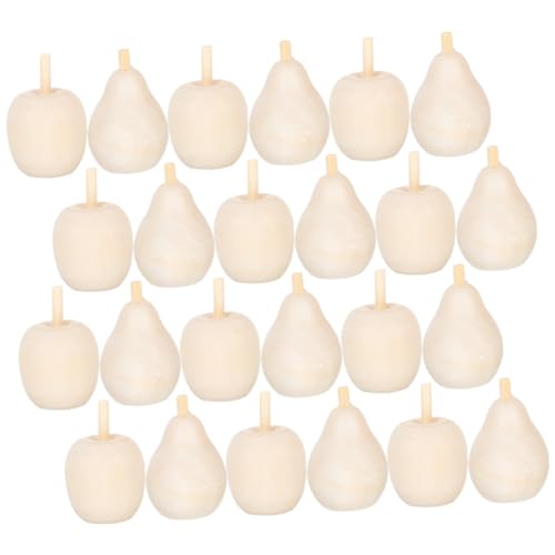 ARTSEWPLY 40 Stück Teiliges Holz Obst Bastelset Unbemalt DIY Holzfiguren Bemalen Kreatives Handwerk für Malspaß und Heimdekoration von ARTSEWPLY