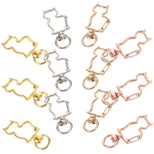 ARTSEWPLY 40 Stück Teiliges Schlüsselanhänger Katzen karabinerhaken aus Legiertem Metall Drehwirbel schnappverschluss DIY Schlüsselanhänger Zubehör Praktische Dekorative Schlüsselclips in ARTSEWPLY 40 Stück Teiliges Schlüsselanhänger Katzen karabinerhaken aus Legiertem Metall Drehwirbel schnappverschluss DIY Schlüsselanhänger Zubehör Praktische Dekorative Schlüsselclips in von ARTSEWPLY