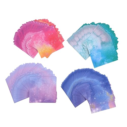 ARTSEWPLY 400Blätter Doppelseitiges Origami Papier Quadratisches Bastelpapier für DIY Projekte Hochwertiges Handwerkspapier Papier für Erwachsene von ARTSEWPLY