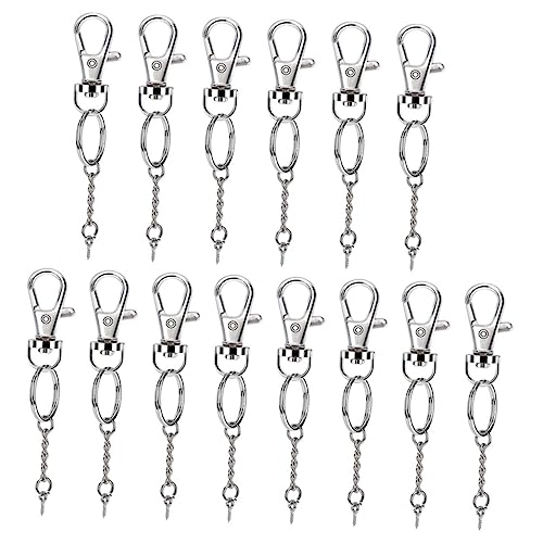 ARTSEWPLY 40Sätze Teiliges Set Schlüsselring Zubehör für DIY Schlüsselanhänger Karabiner mit Drehbaren Schnapphaken für Bastelprojekte ARTSEWPLY 40Sätze Teiliges Set Schlüsselring Zubehör für DIY Schlüsselanhänger Karabiner mit Drehbaren Schnapphaken für Bastelprojekte von ARTSEWPLY