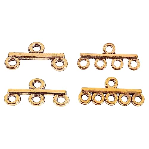 ARTSEWPLY 40Stücke DIY Schmuckverschlüsse für und Armbänder Antike Goldfarbe pro Reihig Reihig Reihig Reihig für Schmuckherstellung von ARTSEWPLY