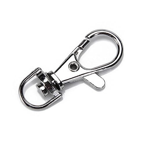 ARTSEWPLY 40Stücke Metall Karabiner Schlüsselanhänger Set Silber Robuste Drehgelenk Lobster Snap Clasp für Schlüsselringe Haustierleinen Bastelprojekte und Mehr ARTSEWPLY 40Stücke Metall Karabiner Schlüsselanhänger Set Silber Robuste Drehgelenk Lobster Snap Clasp für Schlüsselringe Haustierleinen Bastelprojekte und Mehr von ARTSEWPLY