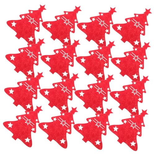 ARTSEWPLY 48 Stück Teiliges Bestecktaschen Filz mit Weihnachtsbaum-Motiv Besteckhalter für Gabeln und Löffel Praktische Weihnachts Tischdeko für Festliche Familienessen und Partydekoration ARTSEWPLY 48 Stück Teiliges Bestecktaschen Filz mit Weihnachtsbaum-Motiv Besteckhalter für Gabeln und Löffel Praktische Weihnachts Tischdeko für Festliche Familienessen und Partydekoration von ARTSEWPLY