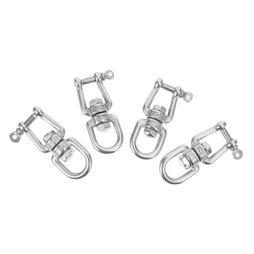ARTSEWPLY 4Stücke Schwenk Ringe Robuste und Wasserdichte Drehhaken für Hängematten Schaukelstühle und Verandaschwenk Rostfrei und Langlebig Drehbar für Verschiedene ARTSEWPLY 4Stücke Schwenk Ringe Robuste und Wasserdichte Drehhaken für Hängematten Schaukelstühle und Verandaschwenk Rostfrei und Langlebig Drehbar für Verschiedene von ARTSEWPLY