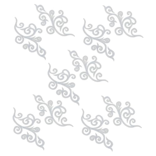 ARTSEWPLY 5 Paare Wolkenförmige Stickapplikationen Silber Barock Stil Bestickte Aufnäher Zum Aufbügeln Oder Nähen Für Hochzeitskleider Cheongsam Schuhe Diy Bekleidung Dekoration ARTSEWPLY 5 Paare Wolkenförmige Stickapplikationen Silber Barock Stil Bestickte Aufnäher Zum Aufbügeln Oder Nähen Für Hochzeitskleider Cheongsam Schuhe Diy Bekleidung Dekoration von ARTSEWPLY