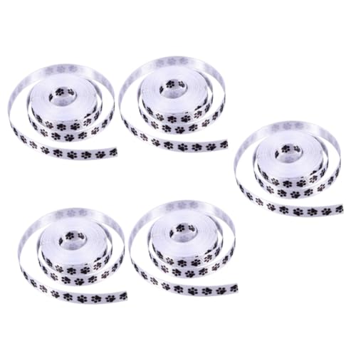 ARTSEWPLY 5 Sätze Geschenkband Mit Hundepfoten Breit Langlebiges Polyesterband Für Geschenkverpackung Diy Bastelprojekte Personalisierte Geschenkdekoration 2 Rollen * 5 ARTSEWPLY 5 Sätze Geschenkband Mit Hundepfoten Breit Langlebiges Polyesterband Für Geschenkverpackung Diy Bastelprojekte Personalisierte Geschenkdekoration 2 Rollen * 5 von ARTSEWPLY