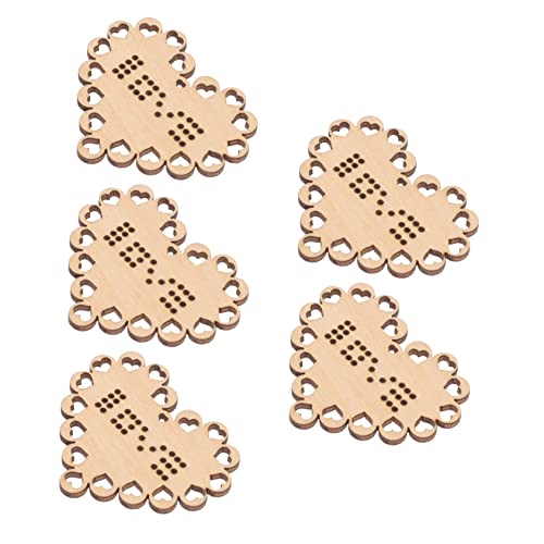 ARTSEWPLY 5 Stück Mini -kreuzstichholz -chips Q Klein Stoff Anfänger Stickerei Nähen Mini-cross-chip Bausätze Für Schild Schlüssel Die Stichworte Kreuzen Ornament Holzspäne Selber Machen von ARTSEWPLY