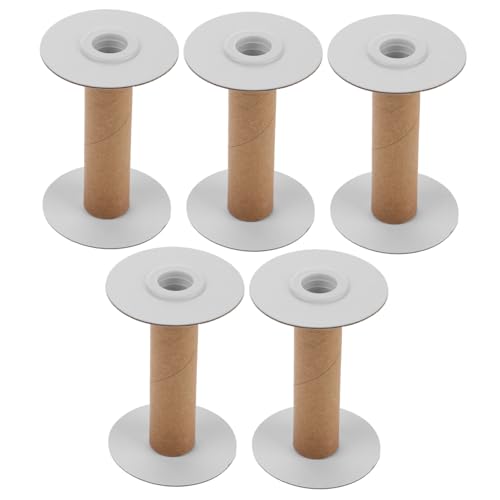 ARTSEWPLY 5 Stück Teiliges Abnehmbare Papierfaden Spulen für Garn und Nähgarn Praktische Aufbewahrung für Stickerei und Basteln Kompatibel mit Verschiedenen Nähmaschinenmodellen von ARTSEWPLY