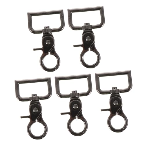 ARTSEWPLY 5 Stück Teiliges Kleine Metall Snap Clasp Haken mit Drehgelenk Praktische Karabiner für Hundeleinen DIY Taschenzubehör Langlebige und Sichere Befestigung in Gunmetal Farbe ARTSEWPLY 5 Stück Teiliges Kleine Metall Snap Clasp Haken mit Drehgelenk Praktische Karabiner für Hundeleinen DIY Taschenzubehör Langlebige und Sichere Befestigung in Gunmetal Farbe von ARTSEWPLY