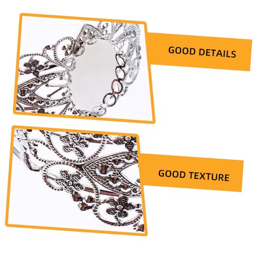 ARTSEWPLY 5 Stück Teiliges Ovales Lünette Armband aus Silberfarbenem Leere Manschetten Basen für DIY Schmuckherstellung Geeignet zum Einsetzen von Cabochons Edelsteinen und Personalisierten ARTSEWPLY 5 Stück Teiliges Ovales Lünette Armband aus Silberfarbenem Leere Manschetten Basen für DIY Schmuckherstellung Geeignet zum Einsetzen von Cabochons Edelsteinen und Personalisierten von ARTSEWPLY
