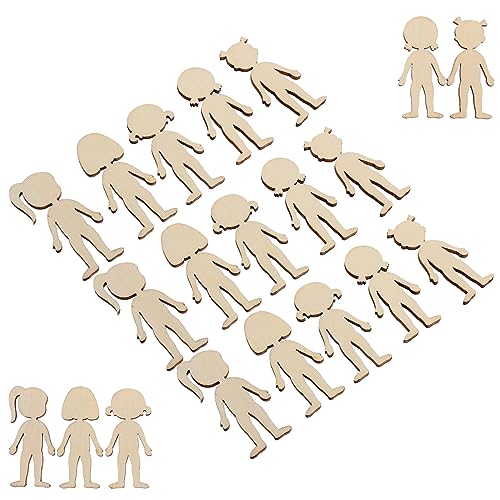 ARTSEWPLY 50 Stück DIY Holzfiguren Mädchen Holzscheiben Bastelrohlinge Bemalbar Natürliche Holzchips Handgefertigte Holzplatten für Kreative Gestaltung ARTSEWPLY 50 Stück DIY Holzfiguren Mädchen Holzscheiben Bastelrohlinge Bemalbar Natürliche Holzchips Handgefertigte Holzplatten für Kreative Gestaltung von ARTSEWPLY