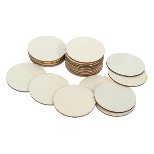 ARTSEWPLY 50 Stück DIY Holzscheiben Runde Naturholzplatten für Bastelarbeiten Malerei und Dekoration für Weihnachtsornamente Untersetzer und Kreative Projekte ARTSEWPLY 50 Stück DIY Holzscheiben Runde Naturholzplatten für Bastelarbeiten Malerei und Dekoration für Weihnachtsornamente Untersetzer und Kreative Projekte von ARTSEWPLY