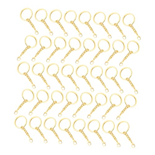 ARTSEWPLY 50 Stück DIY Schlüsselanhänger Karabinerhaken Metall Lobster Buckle Robust Verschluss für Handmade Keychain Bastelprojekte Langlebig und Rostfrei von ARTSEWPLY
