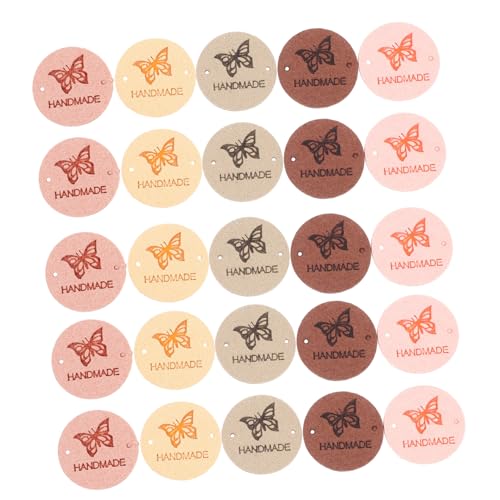 ARTSEWPLY 50 Stück Handmade Sewing Labels Bunte Stoffetiketten zum Annähen Lederoptik Vielseitig für DIY Kleidung Taschen Mützen Schals für Handarbeit und Persönliche Markenkennzeichnung ARTSEWPLY 50 Stück Handmade Sewing Labels Bunte Stoffetiketten zum Annähen Lederoptik Vielseitig für DIY Kleidung Taschen Mützen Schals für Handarbeit und Persönliche Markenkennzeichnung von ARTSEWPLY